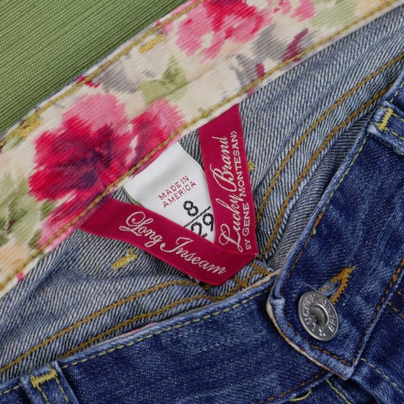 Lucky Brand Sweet Dream Jeans Size 8 Size 29 Long Length - Picture 10 of 12